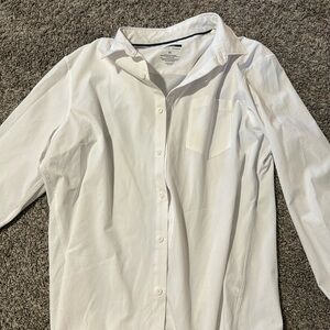 APT.9 Slim Fit Performance XL untucked fit White Dress Shirt